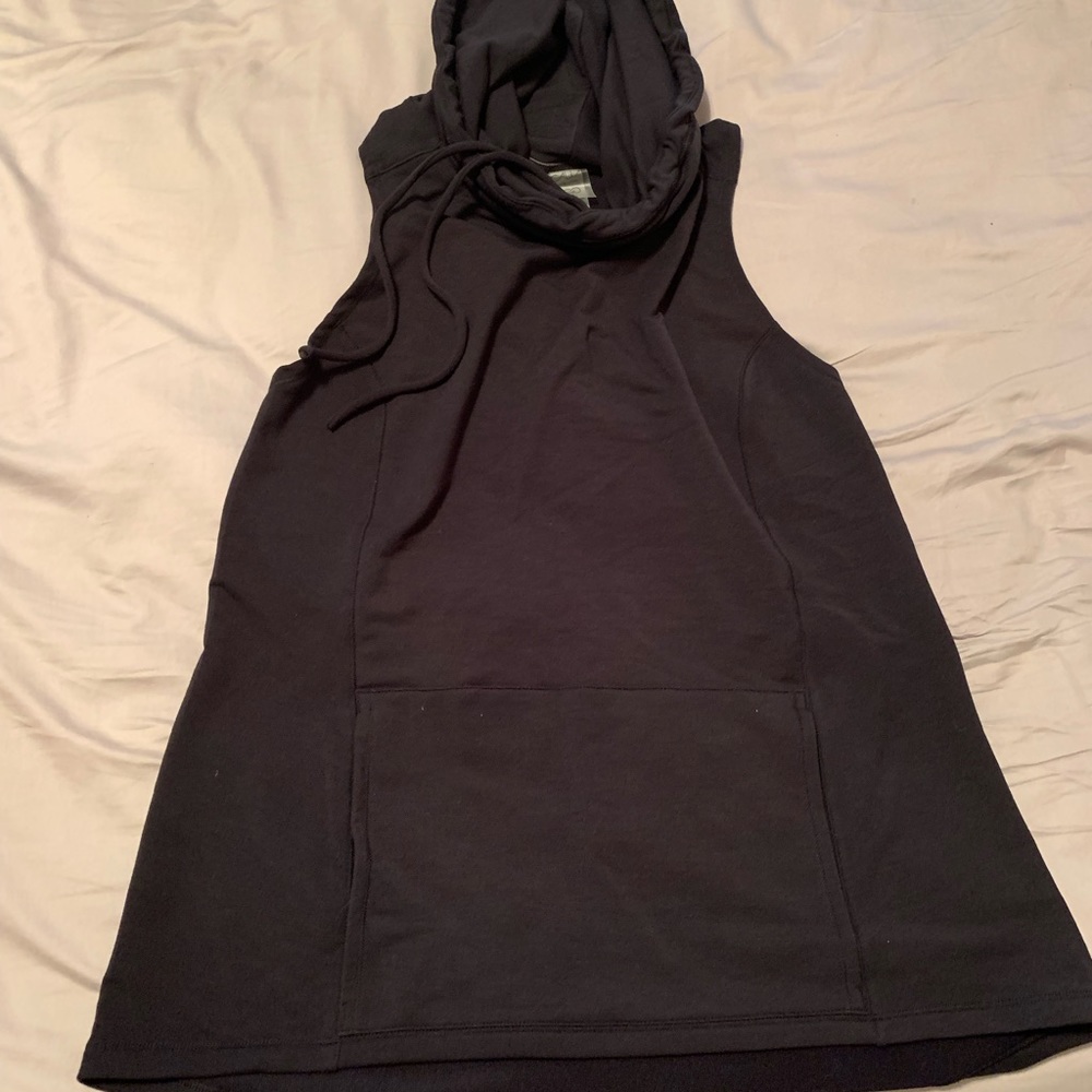 Tank top with mini hood